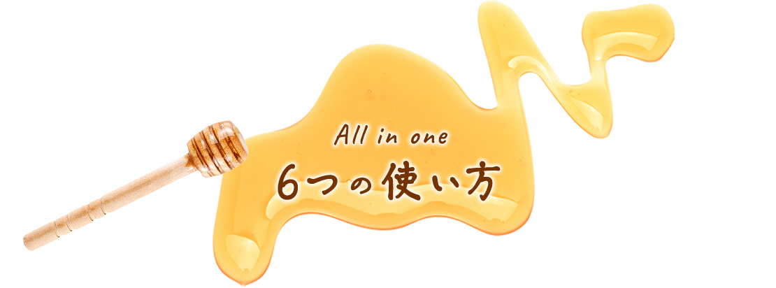 All in one 6つの使い方
