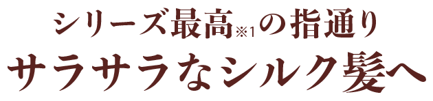 ＆honey史上最高の指通りサラサラなシルク髪へ
