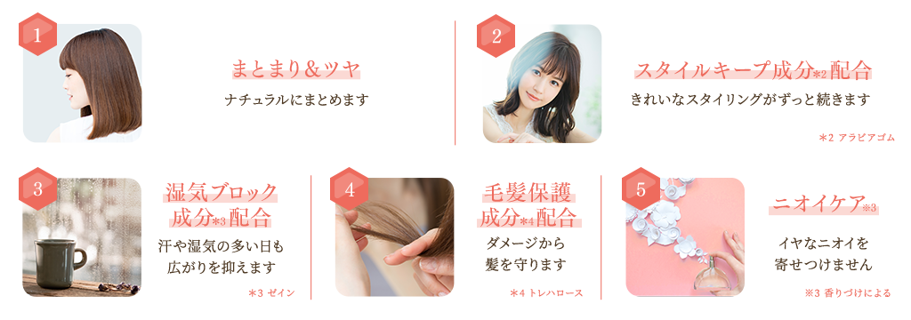 まとまり＆ツヤ＊1