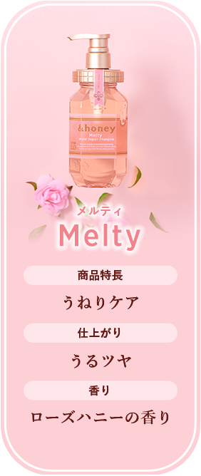 honey Melty（アンドハニー メルティ）公式サイト｜ハチミツ美容うねりケア