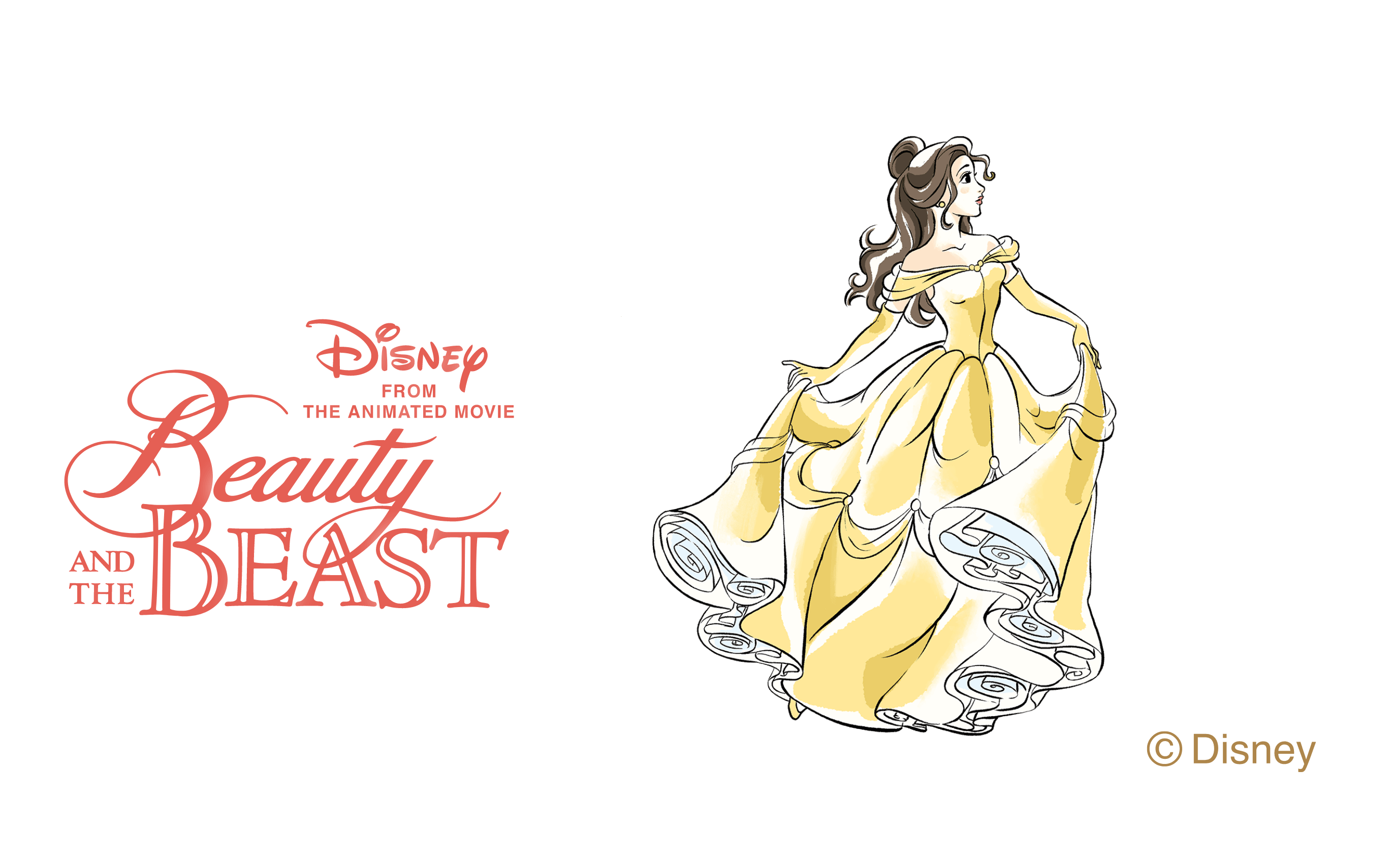 Disney from the animated movie Beauty and the BEAST